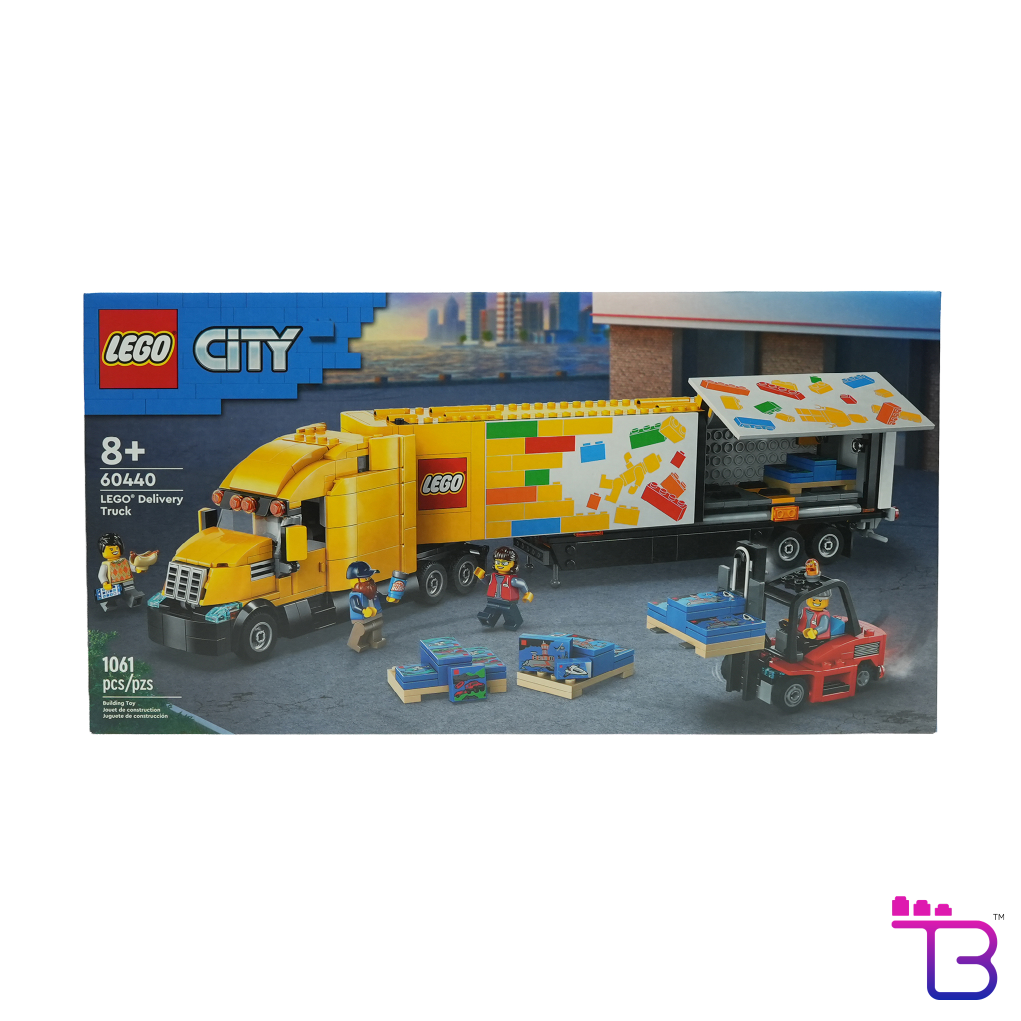 Yellow Delivery Truck #60440