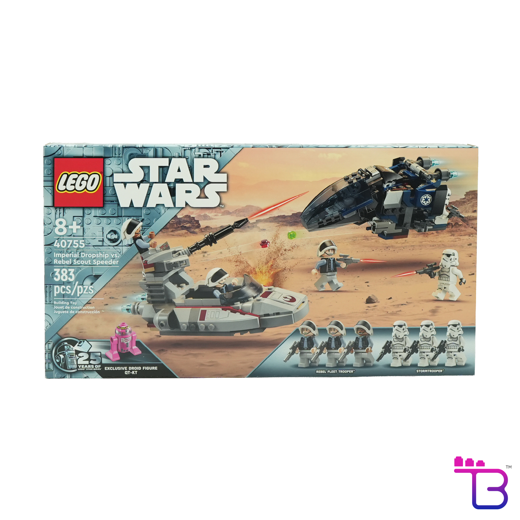Imperial Dropship vs. Rebel Scout Speeder #40755
