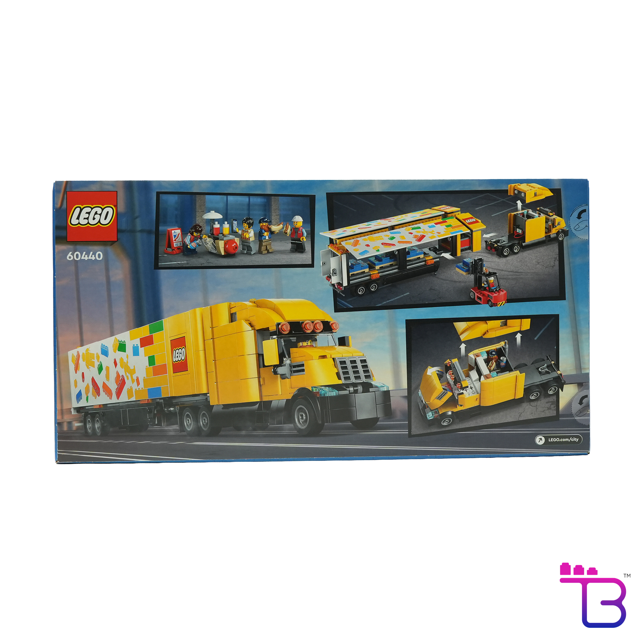 Yellow Delivery Truck #60440