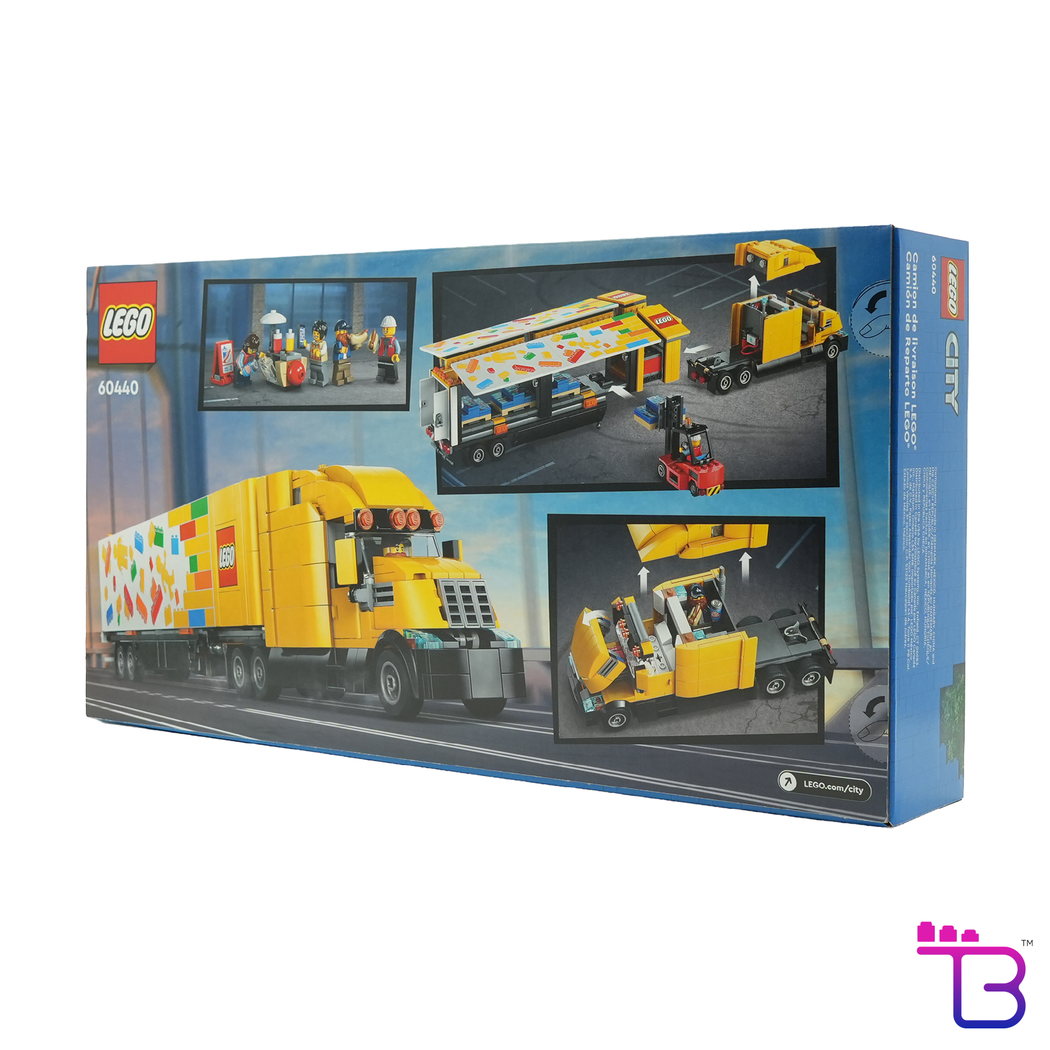 Yellow Delivery Truck #60440