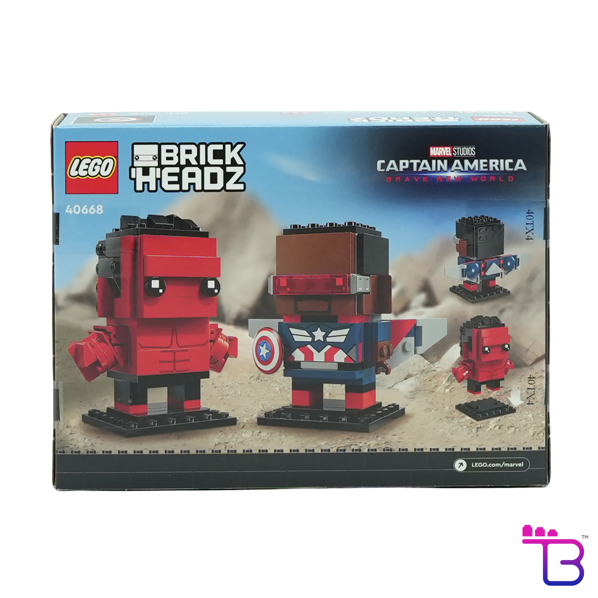 Captain America & Red Hulk Figures #40668