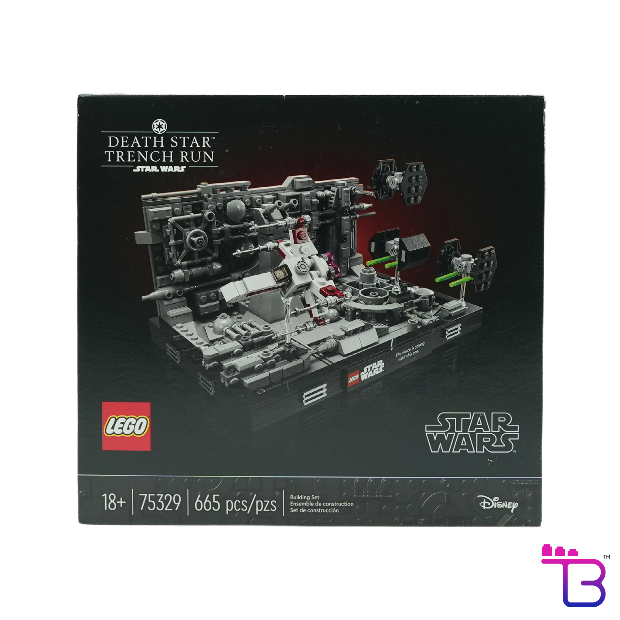 Death Star Trench Run Diorama #75329