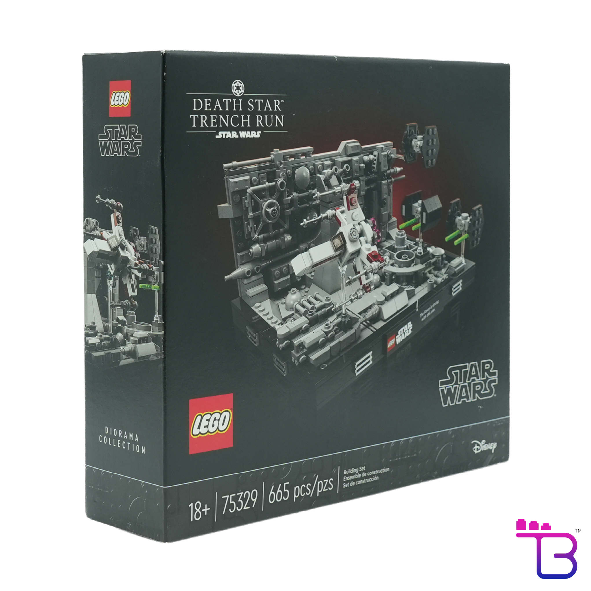 Death Star Trench Run Diorama #75329