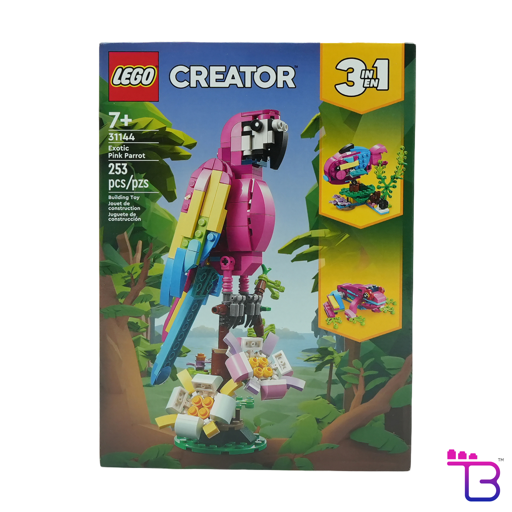 Exotic Pink Parrot #31144