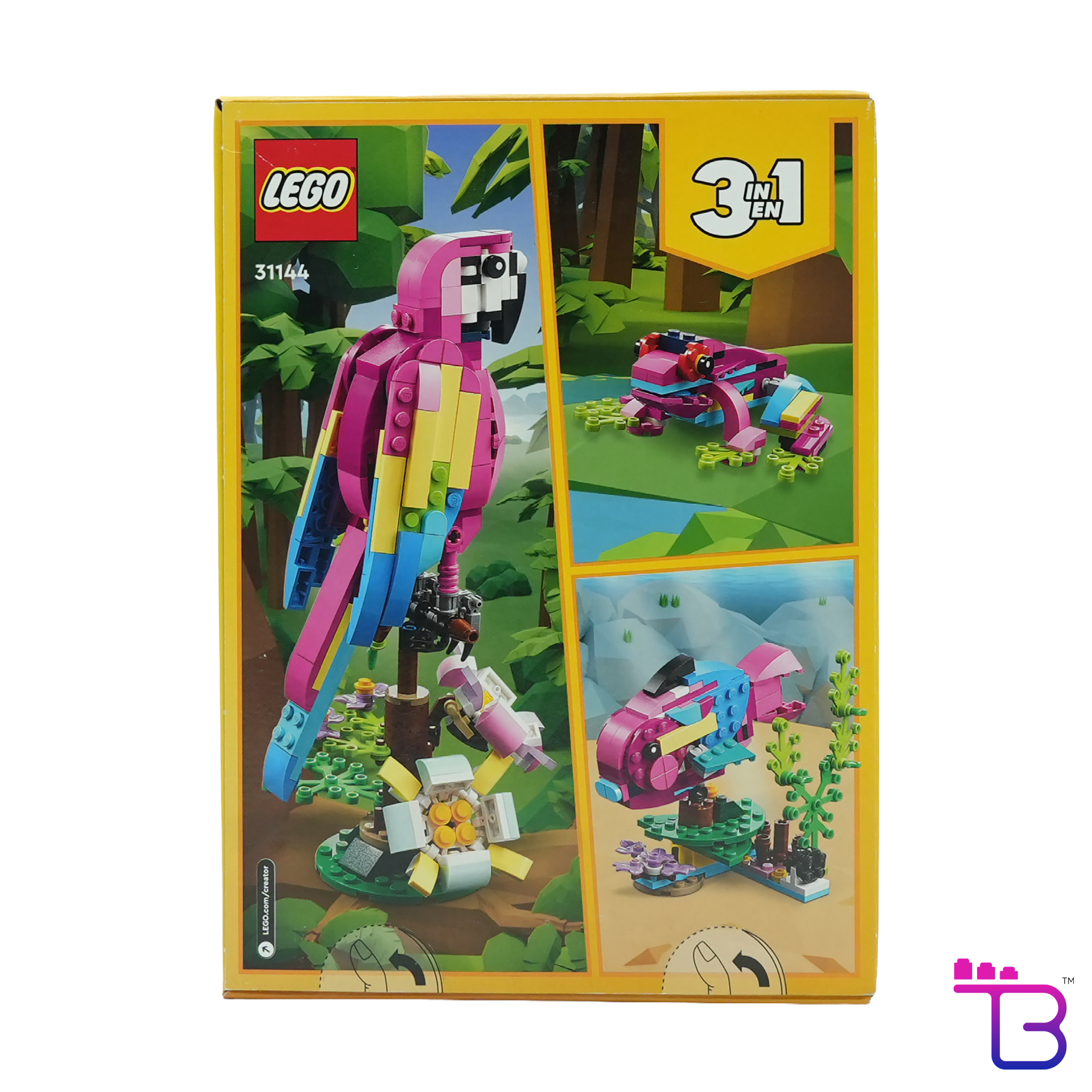 Exotic Pink Parrot #31144