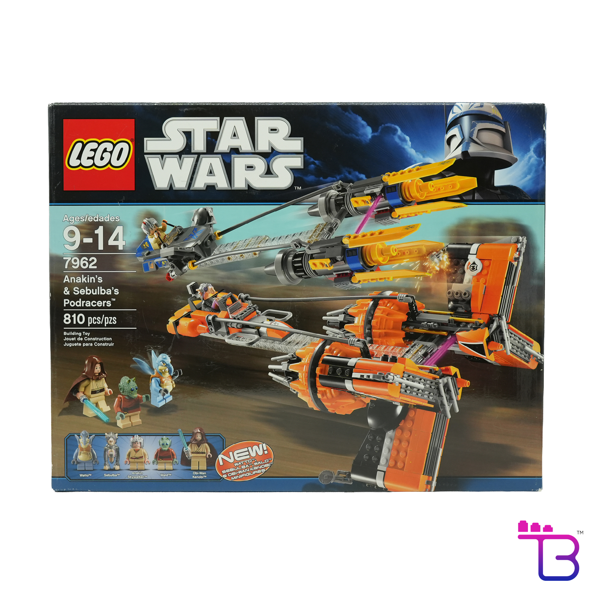 Anakin Skywalker and Sebulba's Podracers #7962