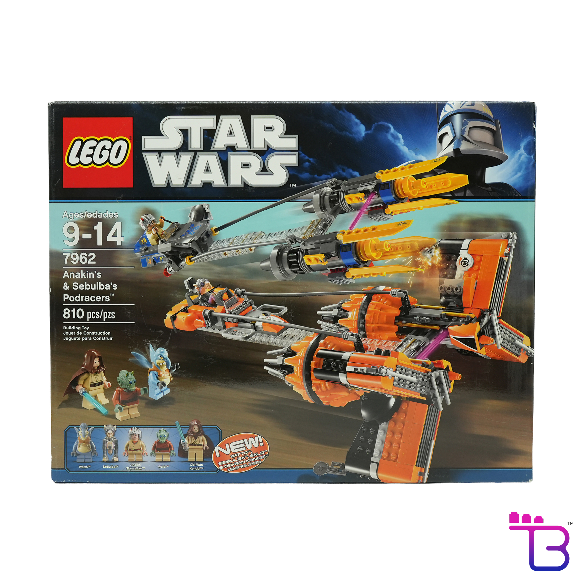 Anakin Skywalker and Sebulba's Podracers #7962