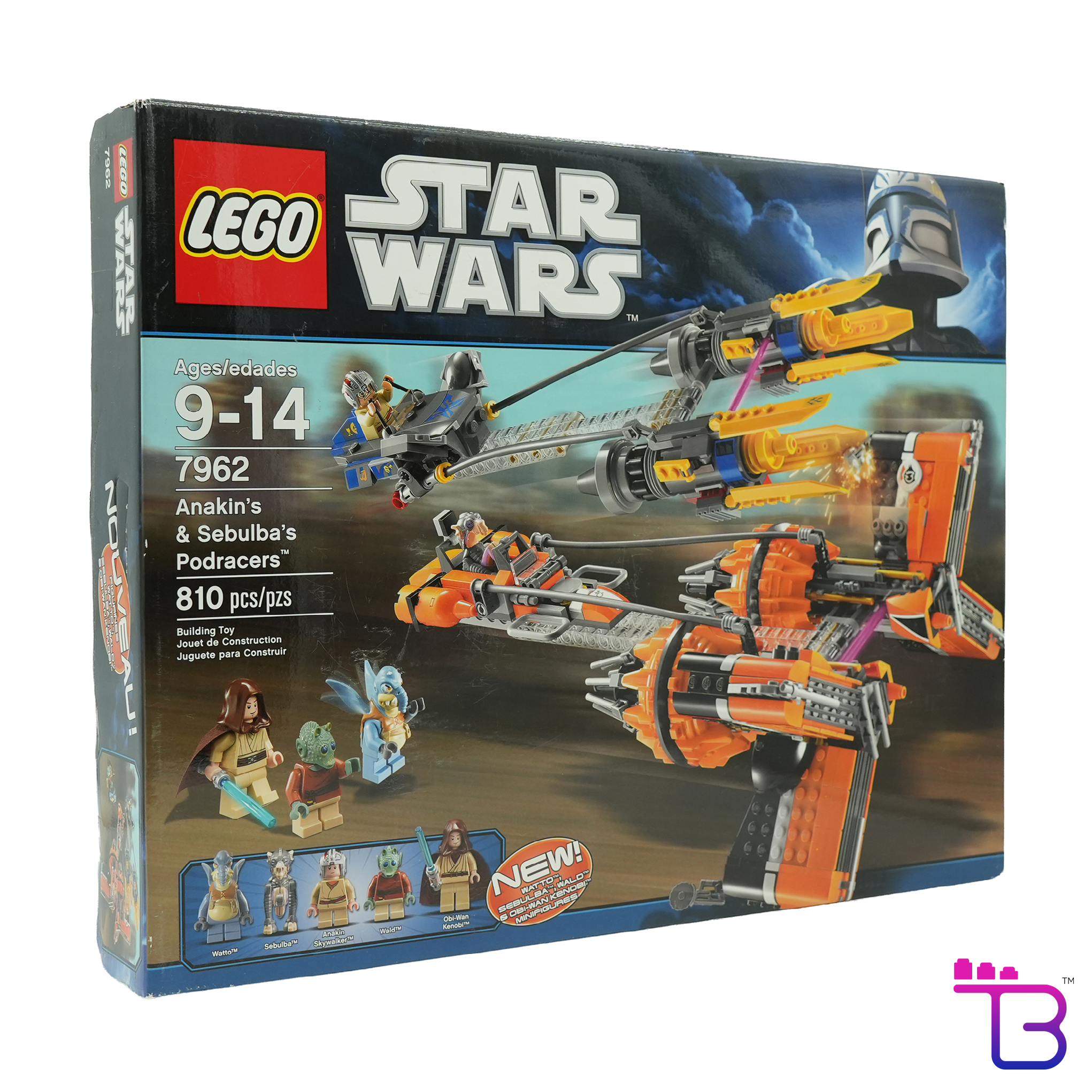 Anakin Skywalker and Sebulba's Podracers #7962